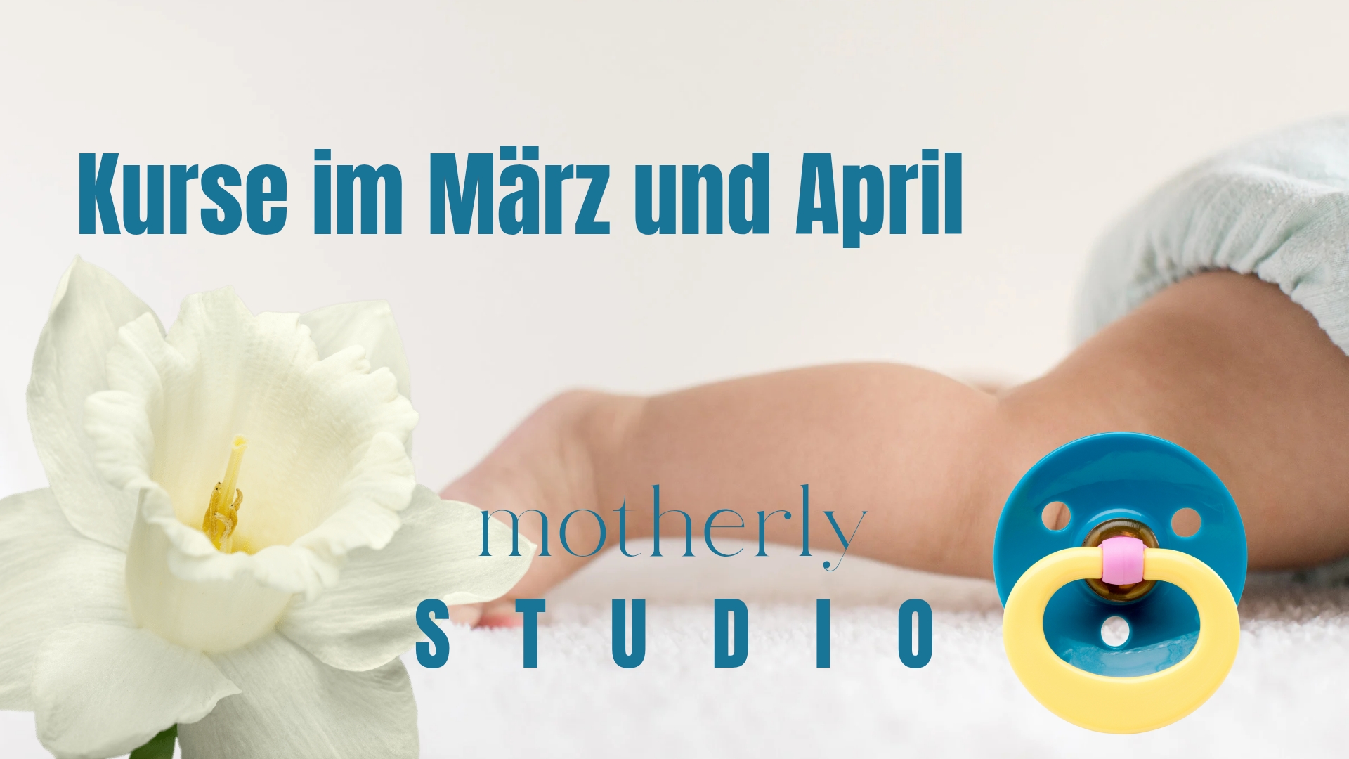 Geburtsvorbereitung, Rückbildung, Eltern-Kind-Kurse und mehr – neue Kursstarts im motherly STUDIO im März und April 2025