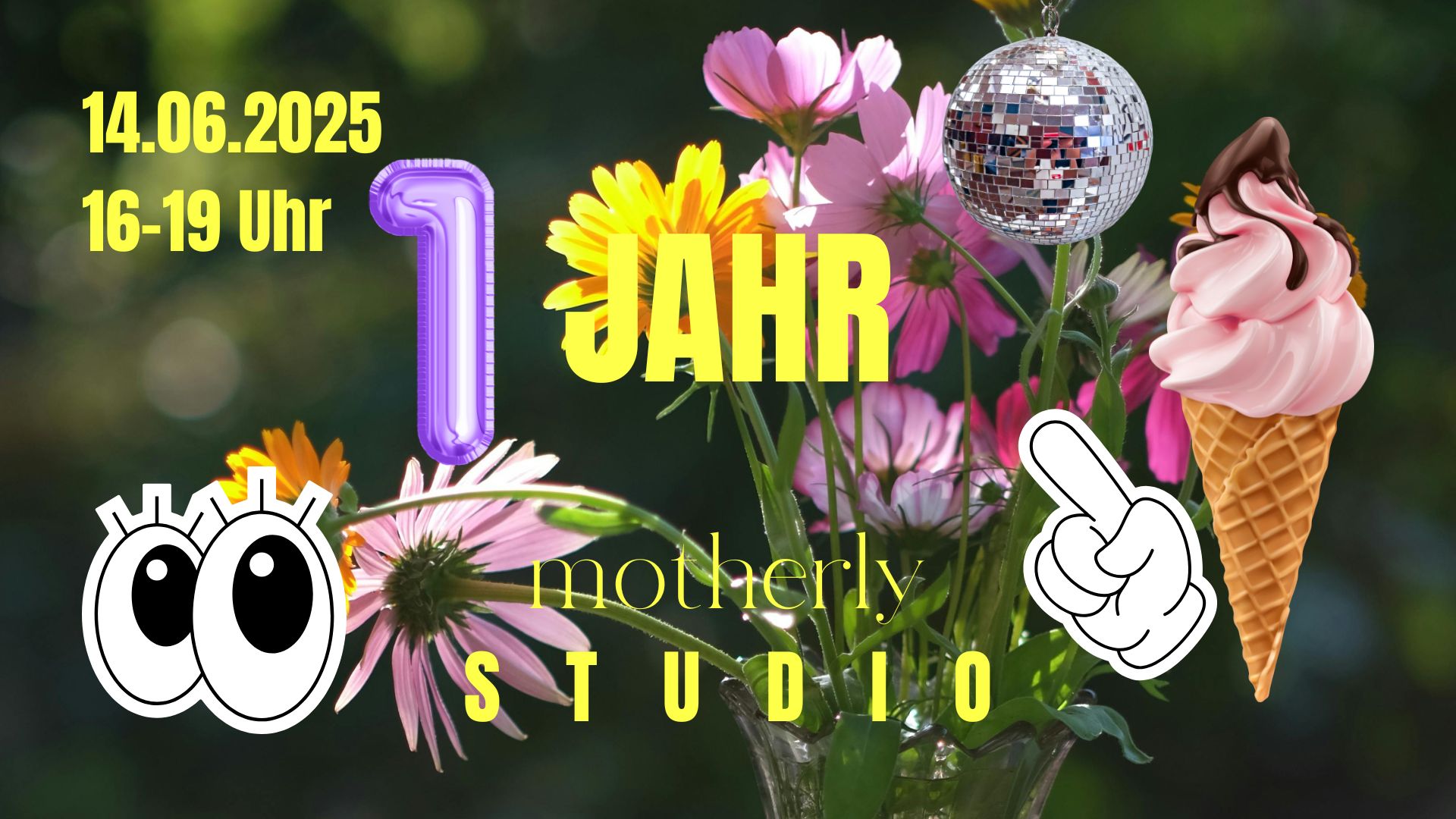 1 Jahr motherly STUDIO – wir feiern Geburtstag!