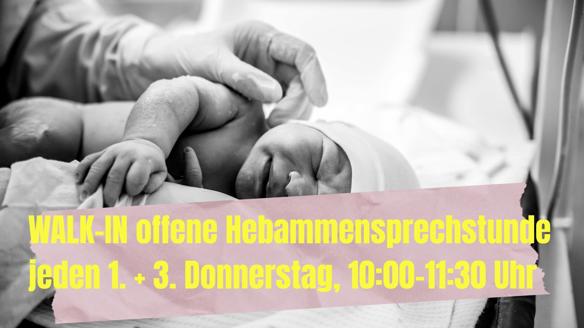 NEU im motherly STUDIO: WALK-IN offene Hebammensprechstunde